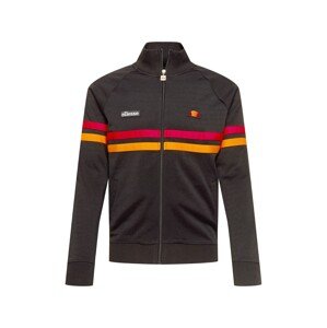 ELLESSE Mikina s kapucí 'Rimini'  černá / oranžově červená / oranžová / bílá