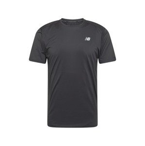 new balance Funkční tričko 'ACCELERATE'  černá / bílá