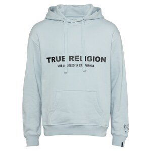 True Religion Mikina  světlemodrá / černá