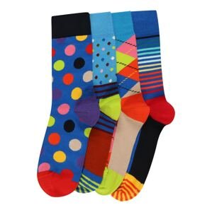 Happy Socks Ponožky  nebeská modř / marine modrá / ohnivá červená / jasně oranžová / broskvová