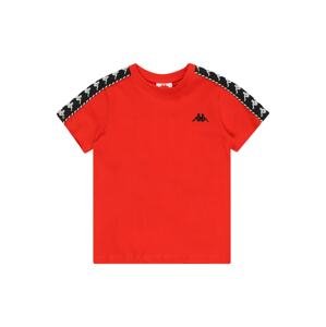 KAPPA Tričko 'ILYAS'  červená / černá / bílá