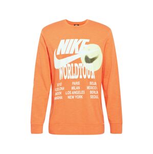 Nike Sportswear Mikina  olivová / oranžová / bílá