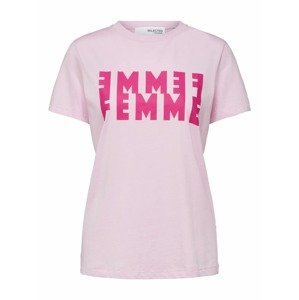 SELECTED FEMME Tričko  růžová / pink