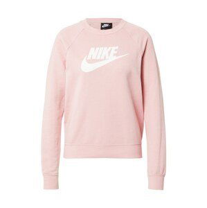 Nike Sportswear Mikina  růže / bílá