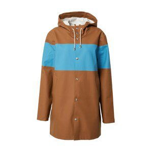 Stutterheim Přechodná bunda 'Stockholm'  hnědá / aqua modrá