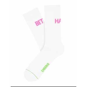 CHEERIO* Ponožky 'BETTER HALF'  bílá / pink