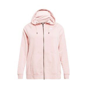 Nike Sportswear Mikina s kapucí 'W NSW ESSNTL HOODY FZ FLC PLUS'  starorůžová / bílá