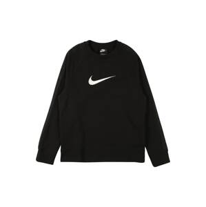 Nike Sportswear Mikina  černá / bílá