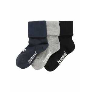 Hummel Ponožky 'Sora'  námořnická modř / šedý melír / černá / bílá