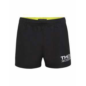 Tommy Hilfiger Underwear Plavecké šortky  citronová / černá / bílá