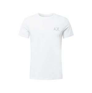 ARMANI EXCHANGE T-Shirt  bílá / tmavě modrá / královská modrá