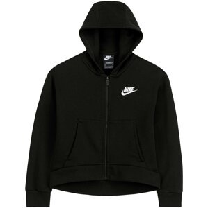 Nike Sportswear Mikina s kapucí  černá / bílá