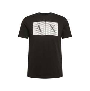 ARMANI EXCHANGE Tričko '8NZTCK'  černá / bílá