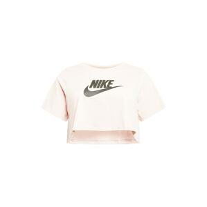 Nike Sportswear Tričko  růžová / černá