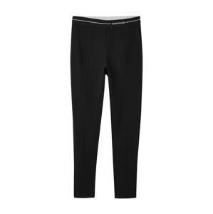 Calvin Klein Jeans Legíny  černá / bílá