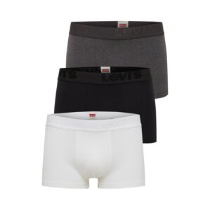 LEVI'S Boxerky  šedá / černá / bílá