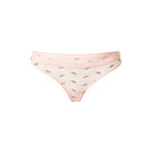Calvin Klein Underwear Tanga  světle růžová / černá / bílá