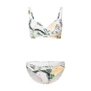 ROXY Bikinitop 'BLOOM'  bílá / mix barev