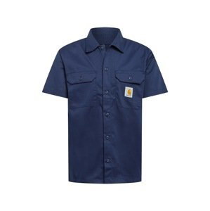 Carhartt WIP Košile  tmavě modrá / bílá / zlatě žlutá