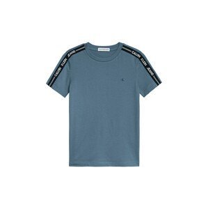 Calvin Klein Jeans Tričko  modrá / černá / bílá