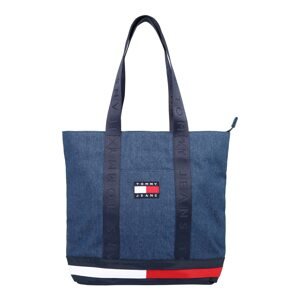 Tommy Jeans Nákupní taška  modrá džínovina / námořnická modř / bílá / červená