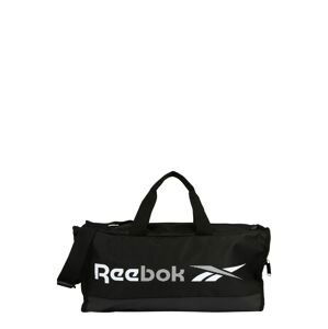 Reebok Sport Sportovní taška  černá / bílá