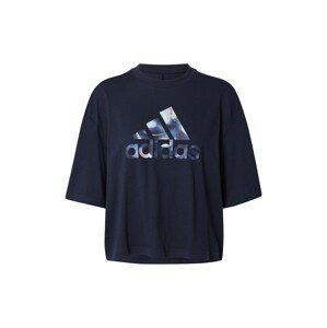 ADIDAS PERFORMANCE Funkční tričko  námořnická modř / fialkově modrá / oranžová / stříbrná