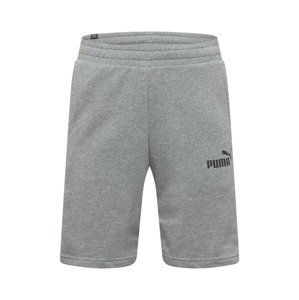 PUMA Sportovní kalhoty  šedý melír / černá / bílá