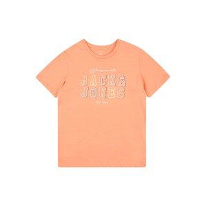 Jack & Jones Junior Tričko 'MAGICAL'  bílá / limone / fialkově modrá / tmavě oranžová / korálová