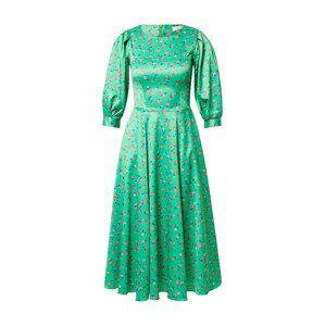 Closet London Košilové šaty  modrá / zelená / růžová
