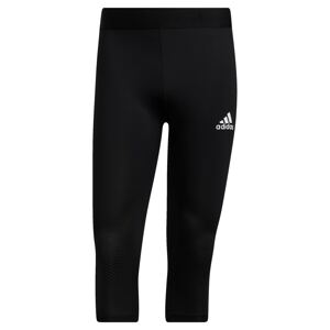 ADIDAS PERFORMANCE Sportovní kalhoty  černá / bílá