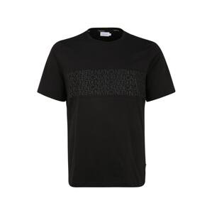 Calvin Klein Tričko  černá / šedá