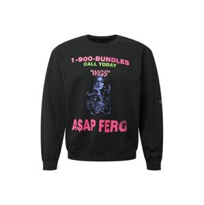 Mennace Mikina 'ASAP FERG'  kiwi / šeříková / pink / černá