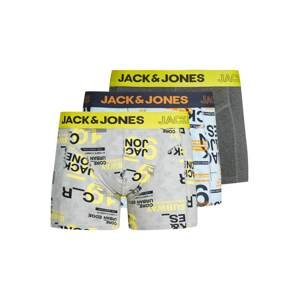 JACK & JONES Boxerky  žlutá / oranžová / šedý melír / námořnická modř / světlemodrá