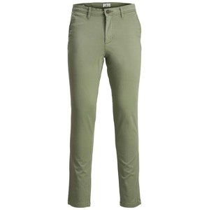 JACK & JONES Chino kalhoty 'Bolton Bowie'  světle zelená