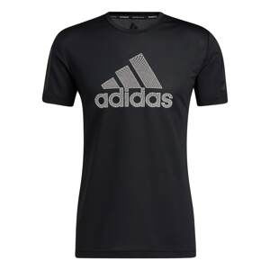 ADIDAS SPORTSWEAR Funkční tričko  černá / bílá