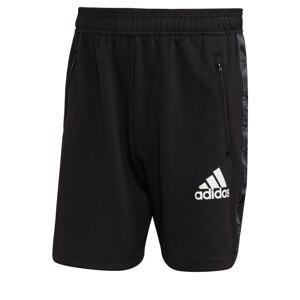 ADIDAS PERFORMANCE Sportovní kalhoty  černá / bílá / tmavě šedá