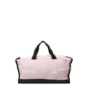 Reebok Sport Sportovní taška  růžová / černá / bílá