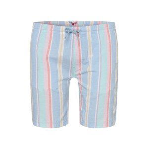 Tommy Jeans Kalhoty  kouřově modrá / růžová / pastelově oranžová / hořčicová / šeříková
