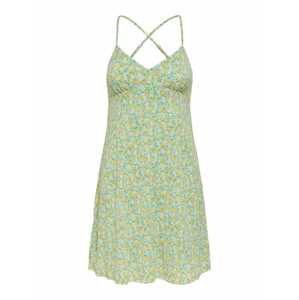 ONLY Letní šaty 'Pella'  mátová / bílá / trávově zelená / limone / orchidej