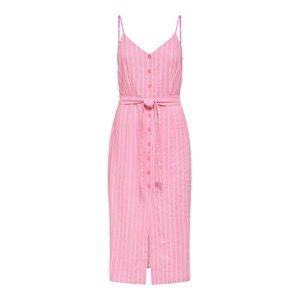 ONLY Letní šaty  růžová / bílá
