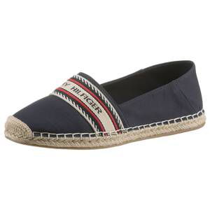 TOMMY HILFIGER Espadrilky 'Artisanal'  noční modrá / světle béžová / ohnivá červená