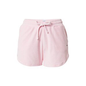Tommy Jeans Kalhoty  růžová / námořnická modř / bílá / červená