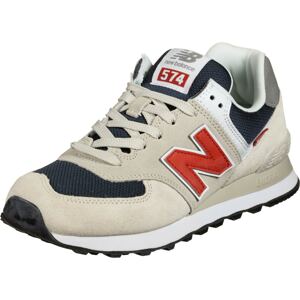 new balance Tenisky  bílá / červená / námořnická modř / světle šedá