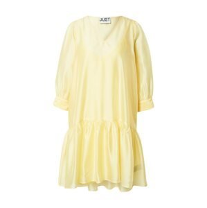 JUST FEMALE Koktejlové šaty 'Ventura'  žlutá