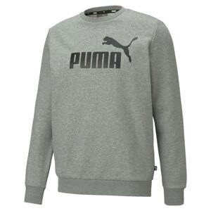 PUMA Sportovní mikina  šedý melír / černá