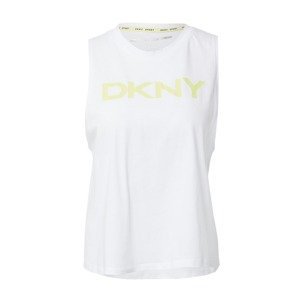 DKNY Performance Sportovní top  bílá / žlutá