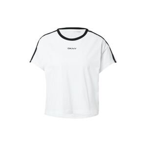 DKNY Performance Tričko  bílá / černá