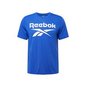 Reebok Sport Funkční tričko  královská modrá / bílá