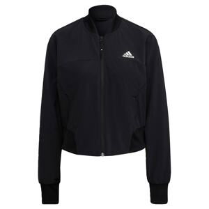 ADIDAS PERFORMANCE Sportovní bunda 'Designed to Move'  černá / bílá